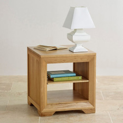 Chamfer Shelf Lamp Table