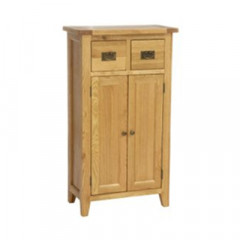 Original Country Oak Shoe Cabinet