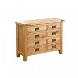 Original Country Oak 8 Drawers Chest