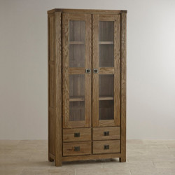 YORK SOLID OAK DISPLAY UNIT